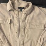 Forever 21  Beige Corduroy Button-Up Shirt Photo 0