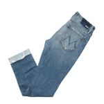 NWT Mother Superior Trickster Ankle in Thrill Seeker Destroyed Straight Jeans 26 Blue Photo 9