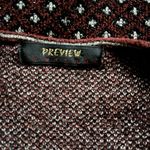 Preview International Preview Scotland Sweater Cardigan size L Merlot Photo 3