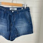 Indigo Rein Denim Belt Shorts Size 11 Waist 30 Photo 3