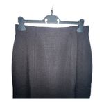 Band of Gypsies B.O.G. Band Of The Free RENEE Black RIBBED PENCIL SKIRT Women Large Side Slit Photo 2