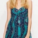 Free People Mermaid Eternal Spring Twist Baby Doll Dress Photo 0