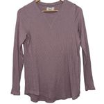 Abercrombie & Fitch Womens Abercrombie Soft AF Cozy Purple Ribbed Knit Crew Neck Sweater Size Large Photo 0