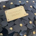 Victoria's Secret Victoria’s Secret Black Sequin Floral Makeup Bag / Cosmetic Pouch Photo 5