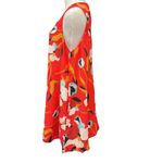 Sigrid Olsen  Women's 100% Linen Sleeveless Floral Print Mini Dress Size Large Photo 5