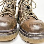 Lower East Side VTG Y2K Dr. Martens Look Chunky Brown Boots Size 8  1461 Photo 6