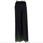 Vintage 90's/Y2K Lined Tie Waist Palazzo Pants Black Size Small Photo 2