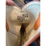 Old West TB1249Y Ostrich Print Leather Cowboy Boots Women's Size 6.5 Photo 7