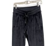 Athleta Double Cozy Karma Recover Jogger Pants Teddy Faux Fur Black Size XS Photo 5