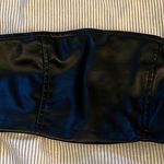 Edikted Black Pleather Bandeau S Photo 1