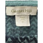 Garnet Hill  Women's Size Small Black Blue Thread Knit Sweater‎ 100% Wool #HH5-4 Photo 1