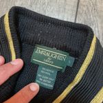 Vintage Military Style Cardigan Black Gold Trim Embroidered Medals L Large‎ Photo 6