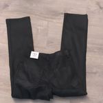ZARA  high rise coated black jeans size 4 Photo 4