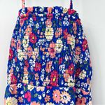 Cupshe  floral halter ruffled smocked one piece swimsuit size XS NWT Photo 2