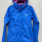 The North Face Hyvent 2.5L Rain Jacket Women’s XS Blue Pink Windbreaker Outdoor Photo 0