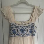 Band of Gypsies Band of the Free, blue embroidered Navya maxi dress, small, NWT Photo 6
