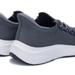 NWT ~ Gray Slip On Lace Front Lightweight Sneakers Athletic Shoes ~ Women 8 1/2 Size 8.5 Photo 1