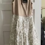 White House | Black Market Halter Neck Lace Skirt Dress  Photo 0