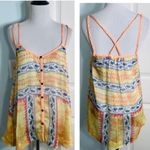 Free People  Strappy Boho Festival Tank Top Size Small Photo 1