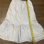 Y2K Streetwear White Tiered Midi Skirt Photo 3