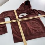 Nike  Hoodie Womens Small Orange Brown Pullover Sweatshirt Logo Activewear Casual Photo 6
