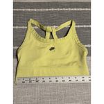 Nike Air Sport Bra Light Yellow Racerback Athletic XS Photo 2