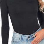 Lulus Lulu’s fitted exposed shoulder long sleeve top Photo 0