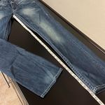 True Religion  Y2K low rise World Tour jeans Straight with flaps, sz 29 Photo 13