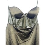 Retrofête Retrofete Ludlow Dress in Army Green Large New Womens Crystal Mini Cocktail Photo 5