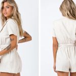 Princess Polly Turin Romper Beige Photo 1