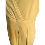 Max Mara Yellow Faux Knee Length Wrap Dress Size 12 Photo 6