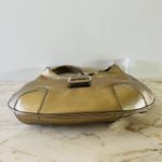 Michael Kors  Hutton Solid Bronze Genuine Leather Hobo Bag Photo 3