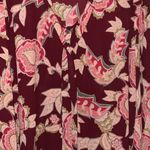 Show Me Your Mumu  Burgundy and Pink Floral Blouse Photo 3