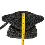 Vintage Lurex Black and Gold Macrame/Crochet Clutch Photo 12