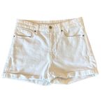 Old Navy  high rise O.G. Straight white cuffed denim shorts 8 Photo 2