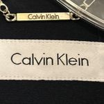 Calvin Klein Womens Navy Military Style Blazer Jacket Gold Buttons Photo 2