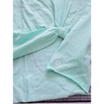 Zella Womens Twist T-Shirt Short Sleeve Crew Neck Active Green Statue Size (M) Photo 9