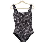 NWT, TYR Quake Durafast Elite Square Neck Controlfit One Piece Swimsuit, Sz 14 Blue Photo 3