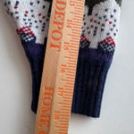 Vintage Cabin House Tree Landscape Knit Button Up Cardigan Sweater L Blue Size L Photo 6