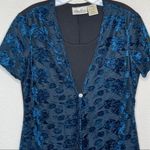 Vintage Kathie‎ Lee Dress Blue Size M Photo 2