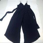 Abound  Navy V-Neck Tie Waist Jumpsuit Small Photo 7