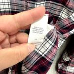 Lucky Brand Plaid Button Shirt Womens Large Red Western 90s Grunge Preppy Casual Photo 5