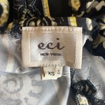 eci jumpsuit. Size XS. Light and airy. Black and yellow. Long length. Black Photo 6