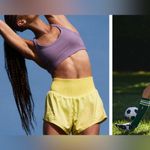 Free People NWT FP Movement Carpe Diem Shorts - sour citrus yellow - XL Photo 6