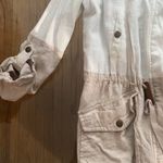 Blu Pepper  Linen Utility Two Tone Jacket Size Small linen and cotton blend Photo 2