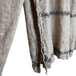 Knox Rose  Knit Sweater Top Boho Relaxed Slouchy Lagenlook Sz XXL Lace Up Sides Photo 1