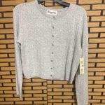 No Boundaries  Gray Button Up Cardigan Size Large Photo 0