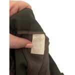 Theory Shorts Womens Size 6 Garland Chateau Wool Blend High Waist New Army Green Photo 4