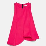 ZARA NWT Poplin Peplum Top Photo 3