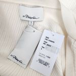 3.1 Phillip Lim  Sweater Cream Size Small Bell Sleeves Square Neckline NWT Merino Photo 7